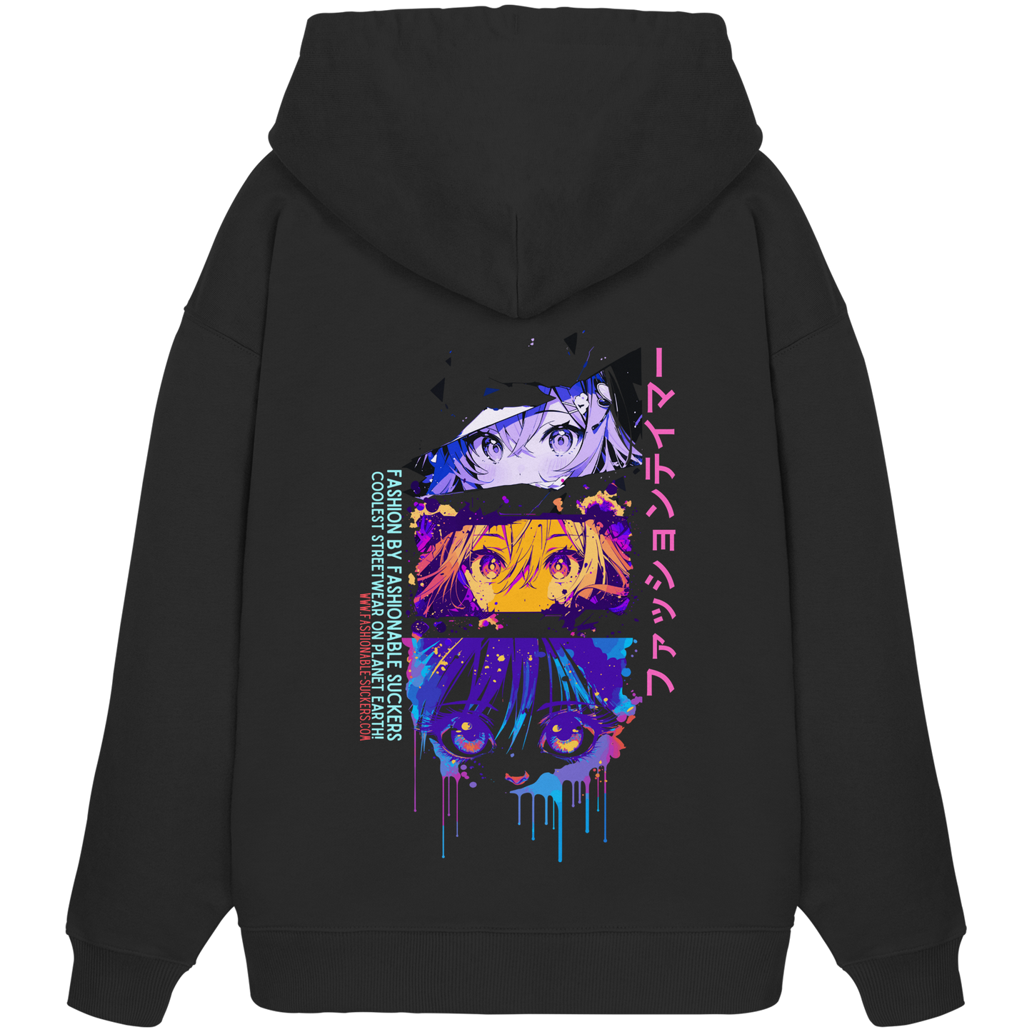 Manga Shot Black Hoodie
