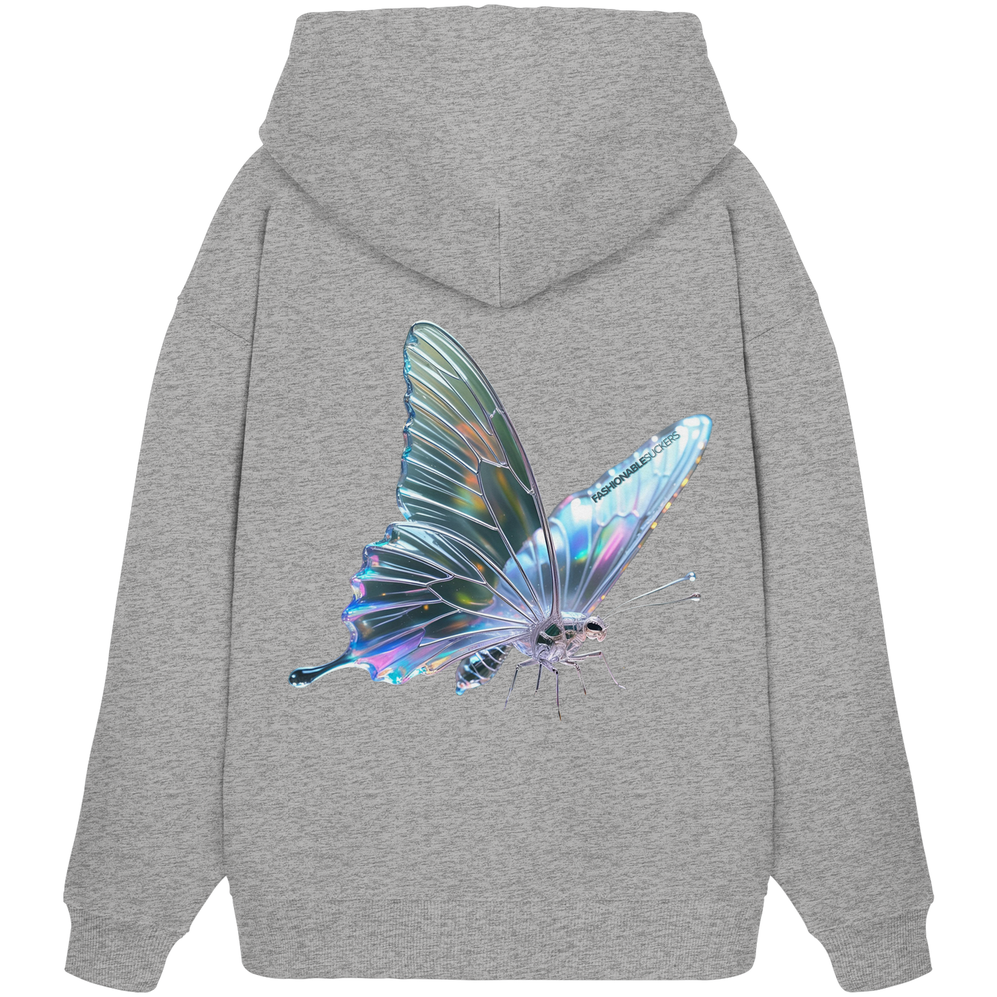 Butterfly Story Grey Hoodie