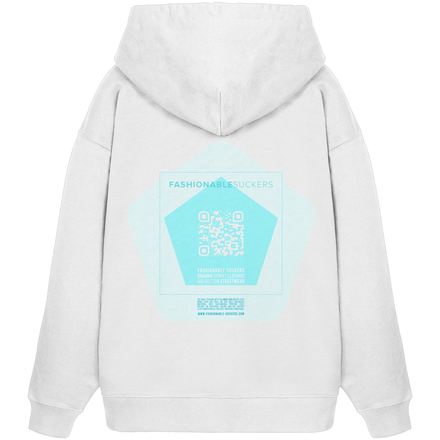 FS Signature 1.2 - White Hoodie back print