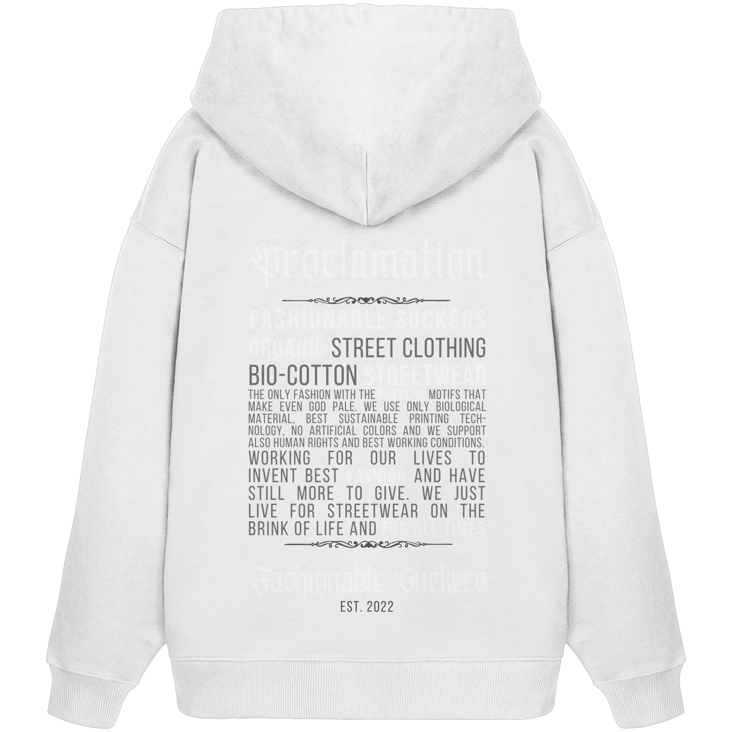 FS Signature 1.6 - Grey Hoodie back print