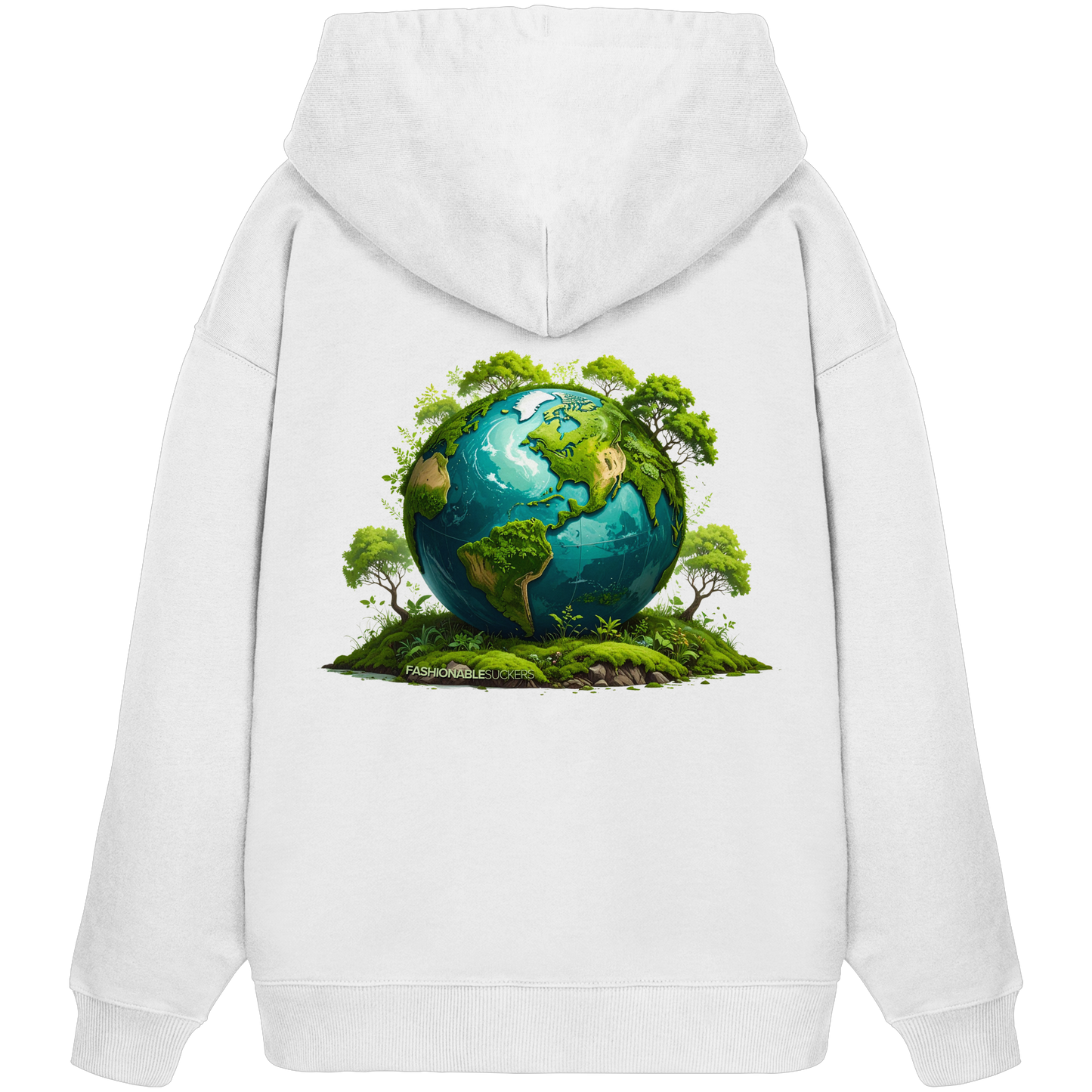 Mother Earth White Hoodie