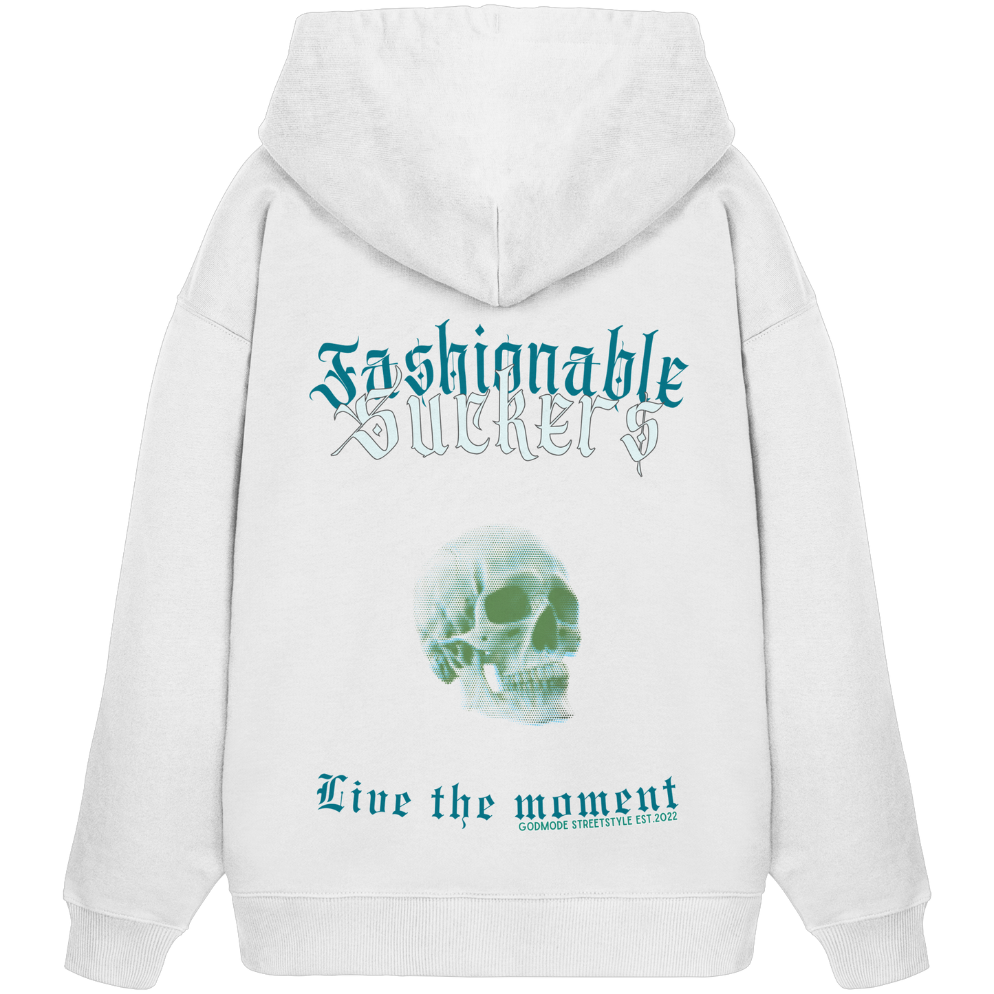 FS Live the moment - White Hoodie