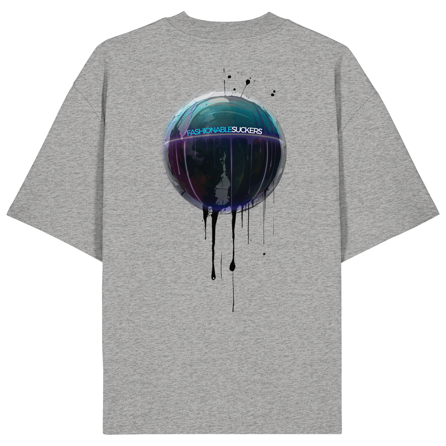 Dripping Art Grey TShirt