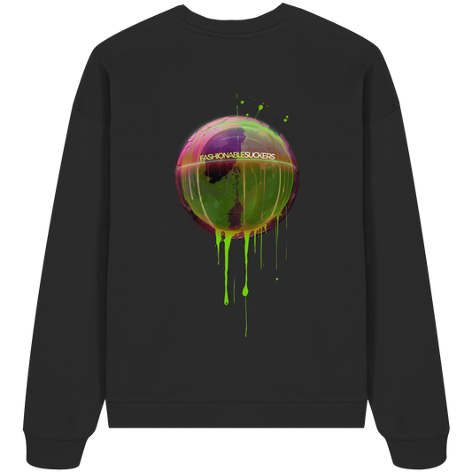 Dripping Art Black Sweatshirt