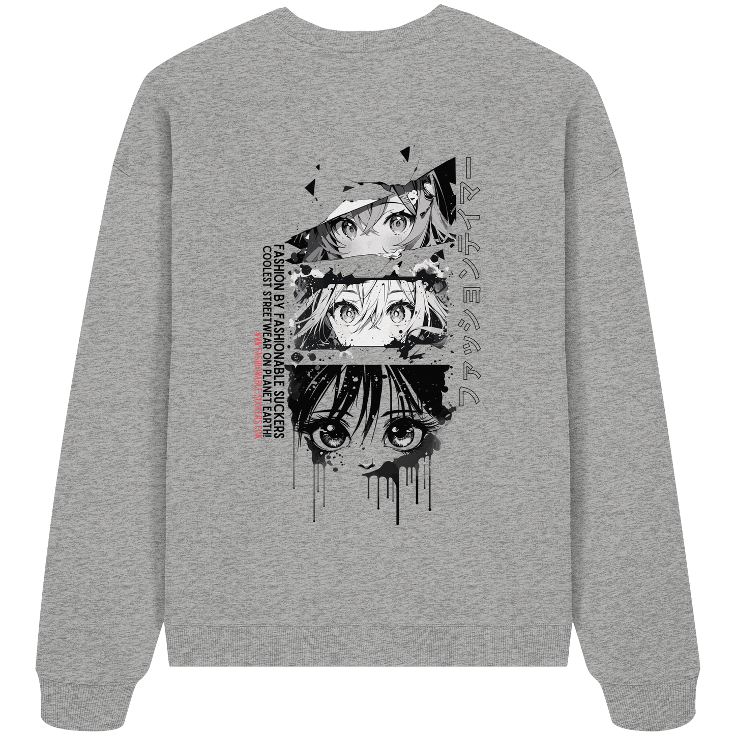 Manga Shot Grey Sweatshirt