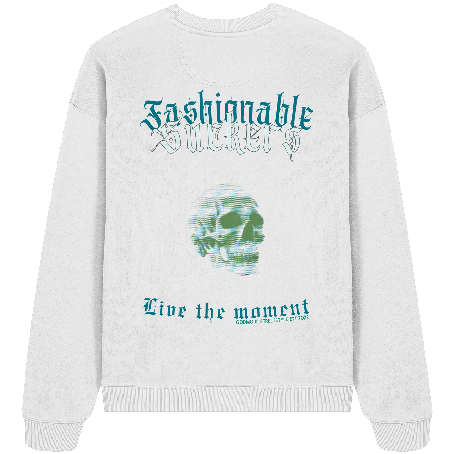 Live the moment White Sweatshirt