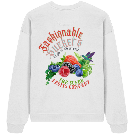 Super Fruit Company White Sweatshirt