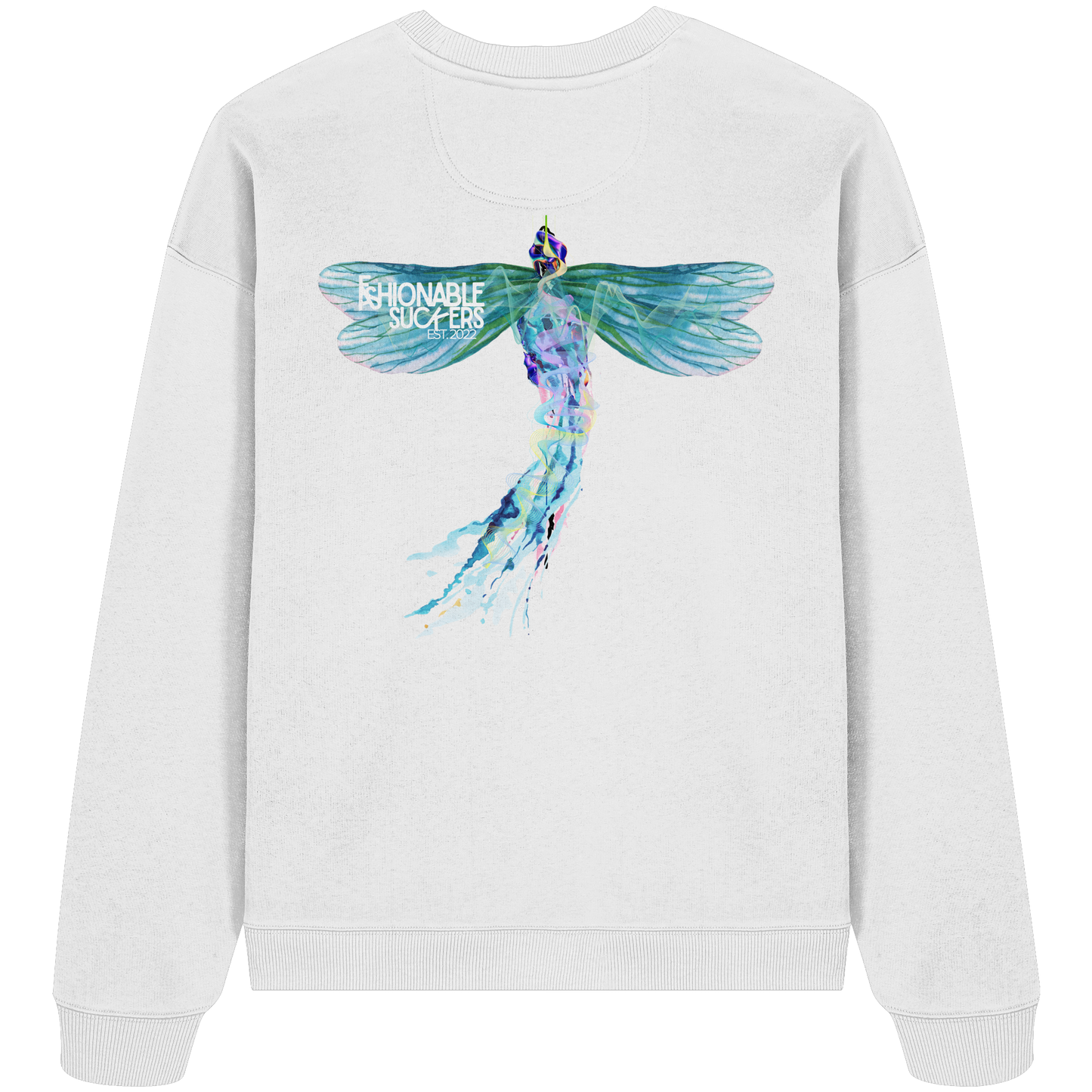 Multi Nature White Sweatshirt