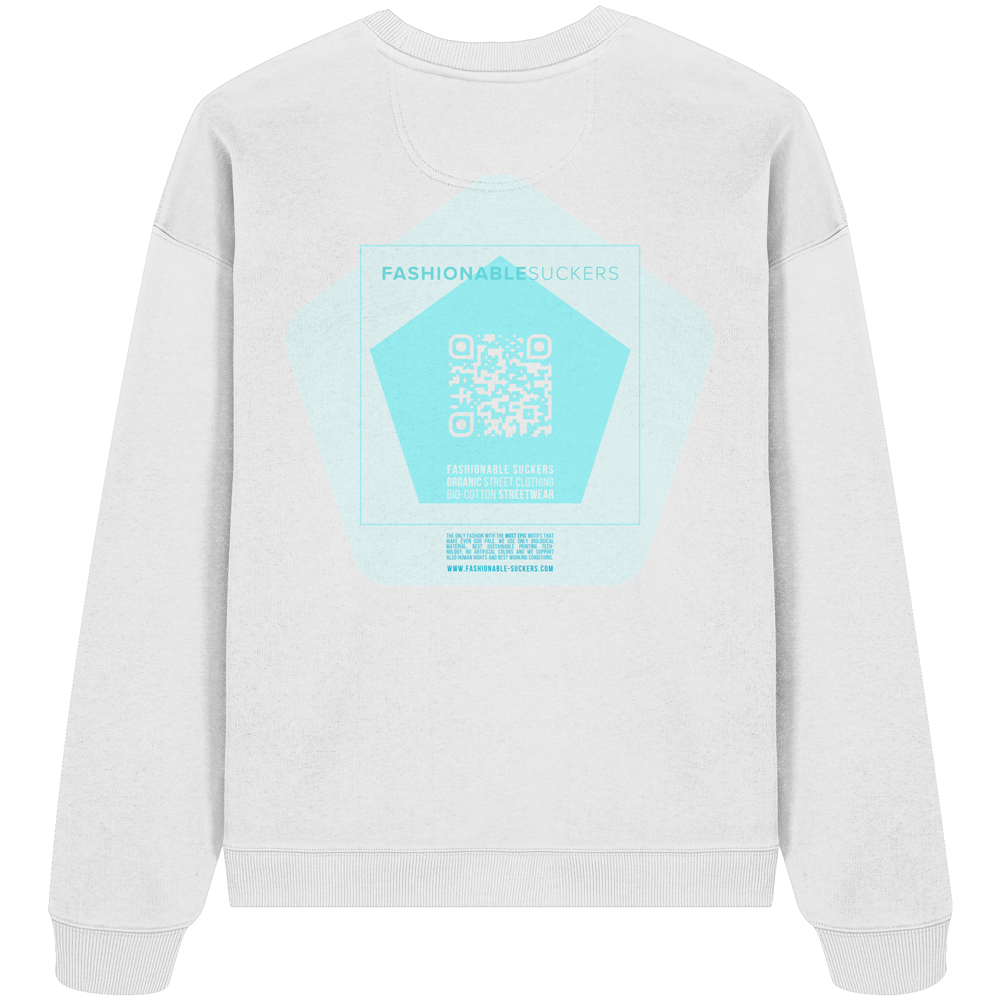 FS Signature 1.2 - White Sweatshirt back print