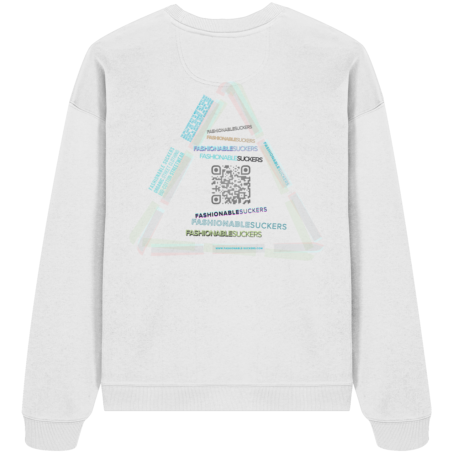 FS Signature 1.3 - White Sweatshirt back print