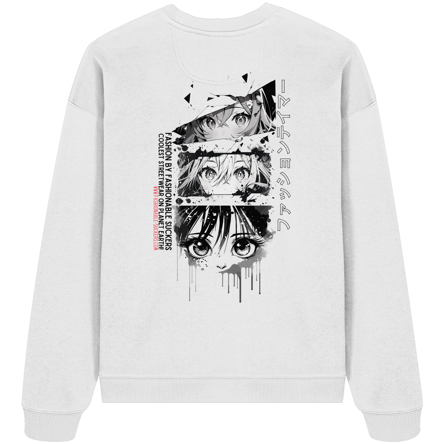 FS Manga Shot - White Sweatshirt