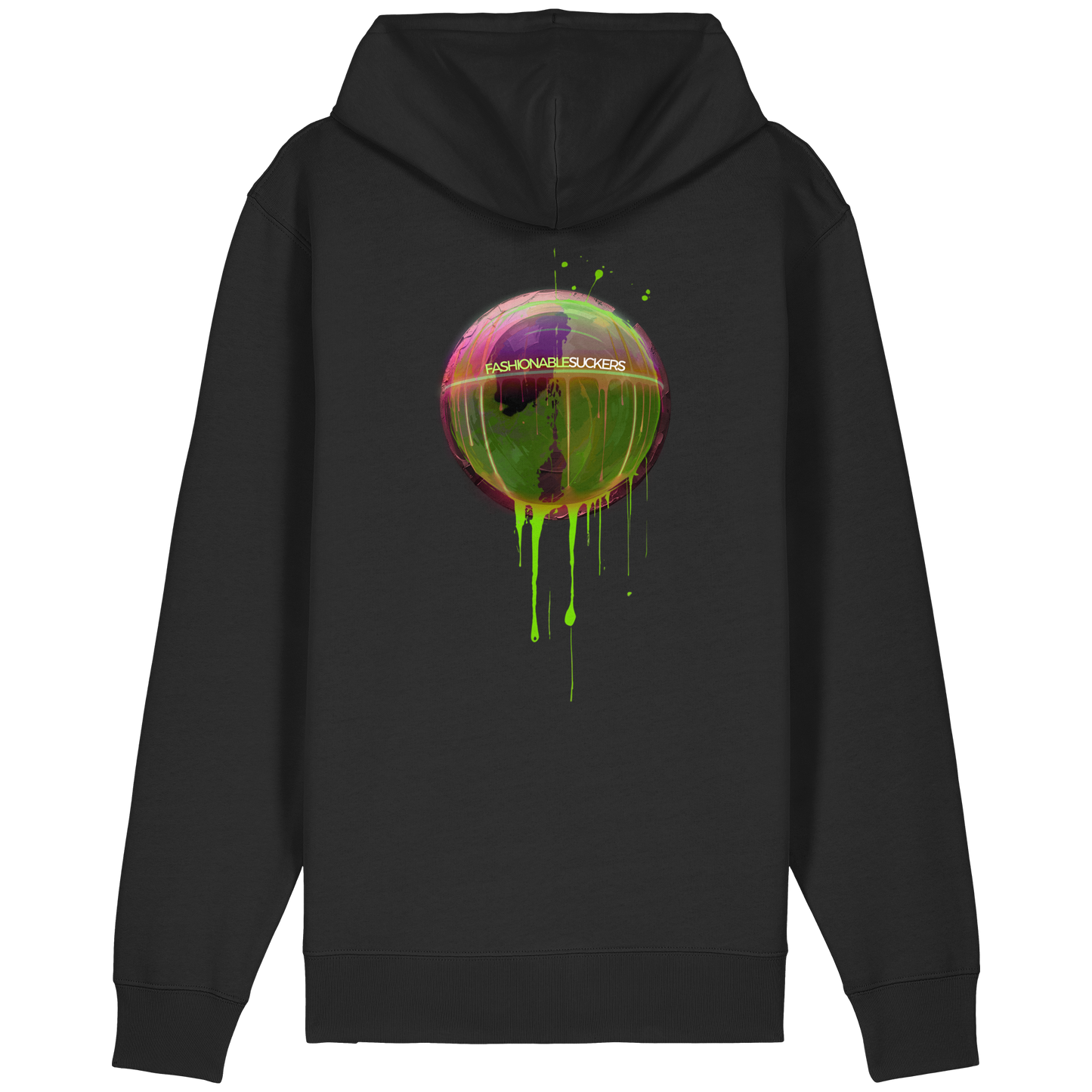 Dripping Art Black Zipper