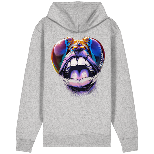 Flying eyes Grey Zipper
