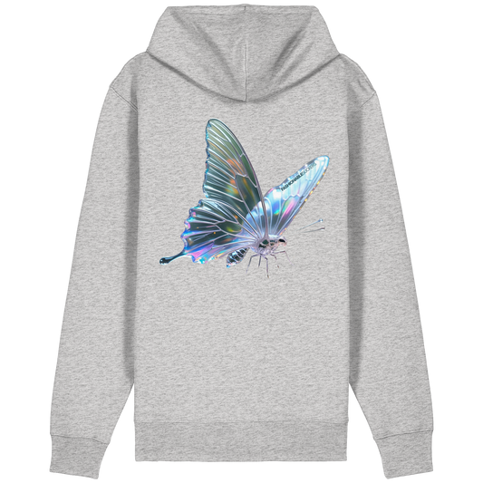 Butterfly Story Grey Zipper