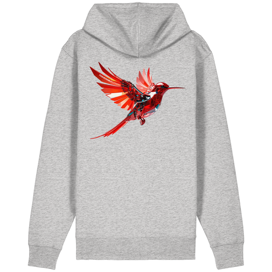 Message me Grey Zipper