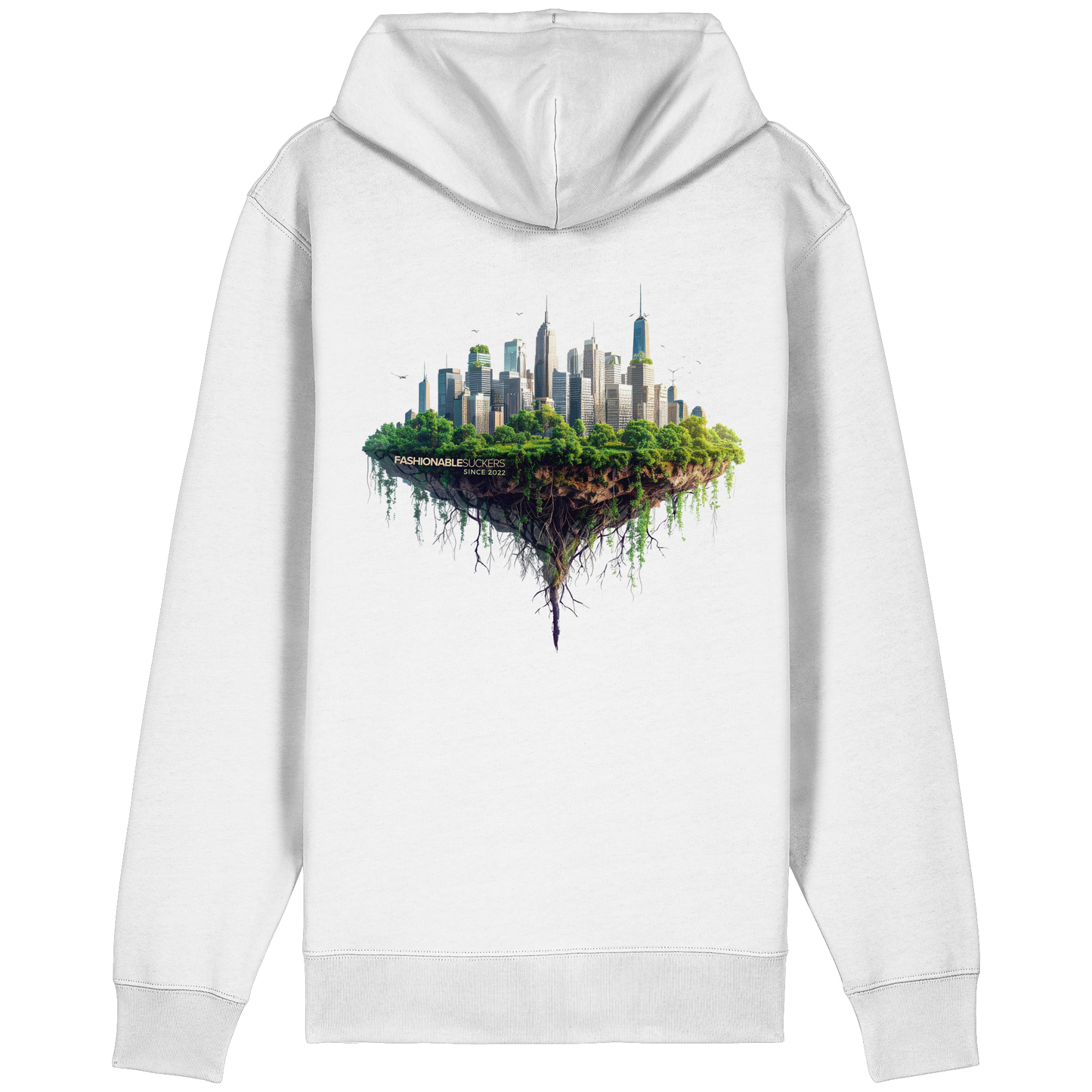 Above of us White Zipper