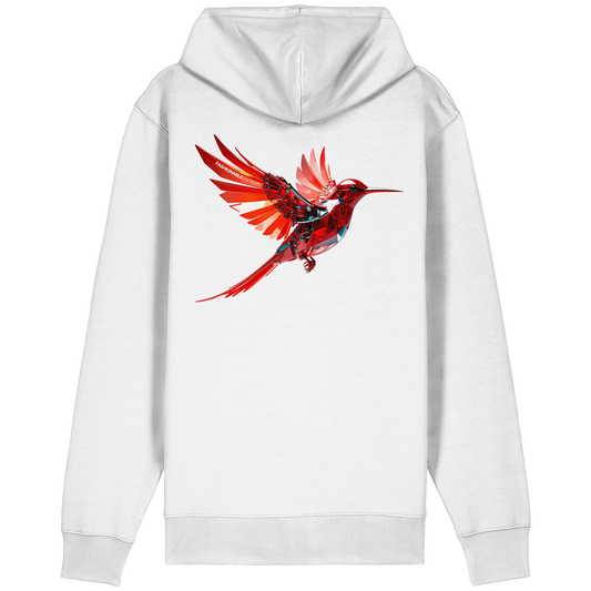 Message me White Zipper