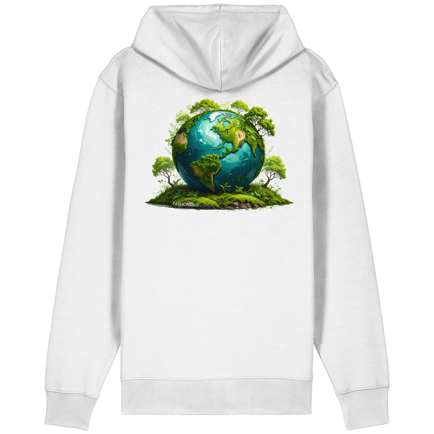 Mother Earth White Zipper