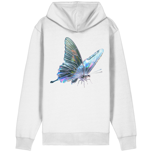 Butterfly Story White Zipper