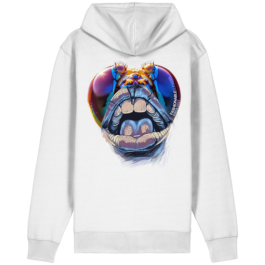 Flying eyes White Zipper