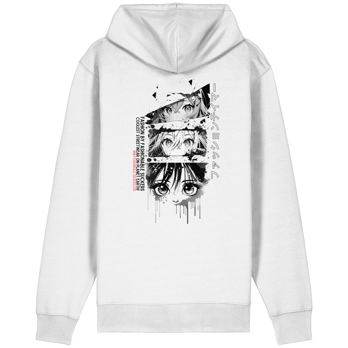 Manga Shot White Zipper