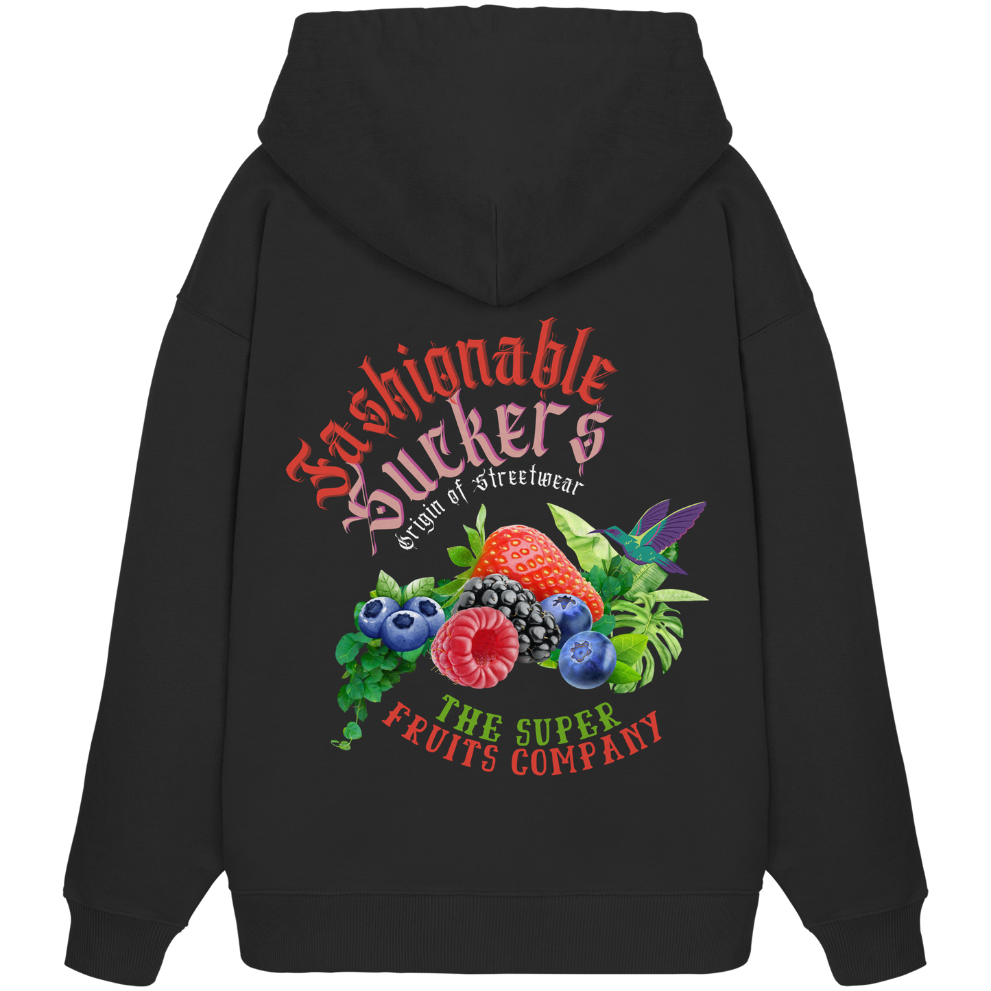 Super Fruit Company Black Hoodie