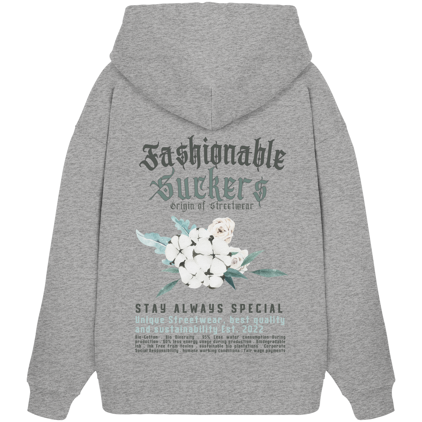 FS Signature 1.7 - Grey Hoodie back print