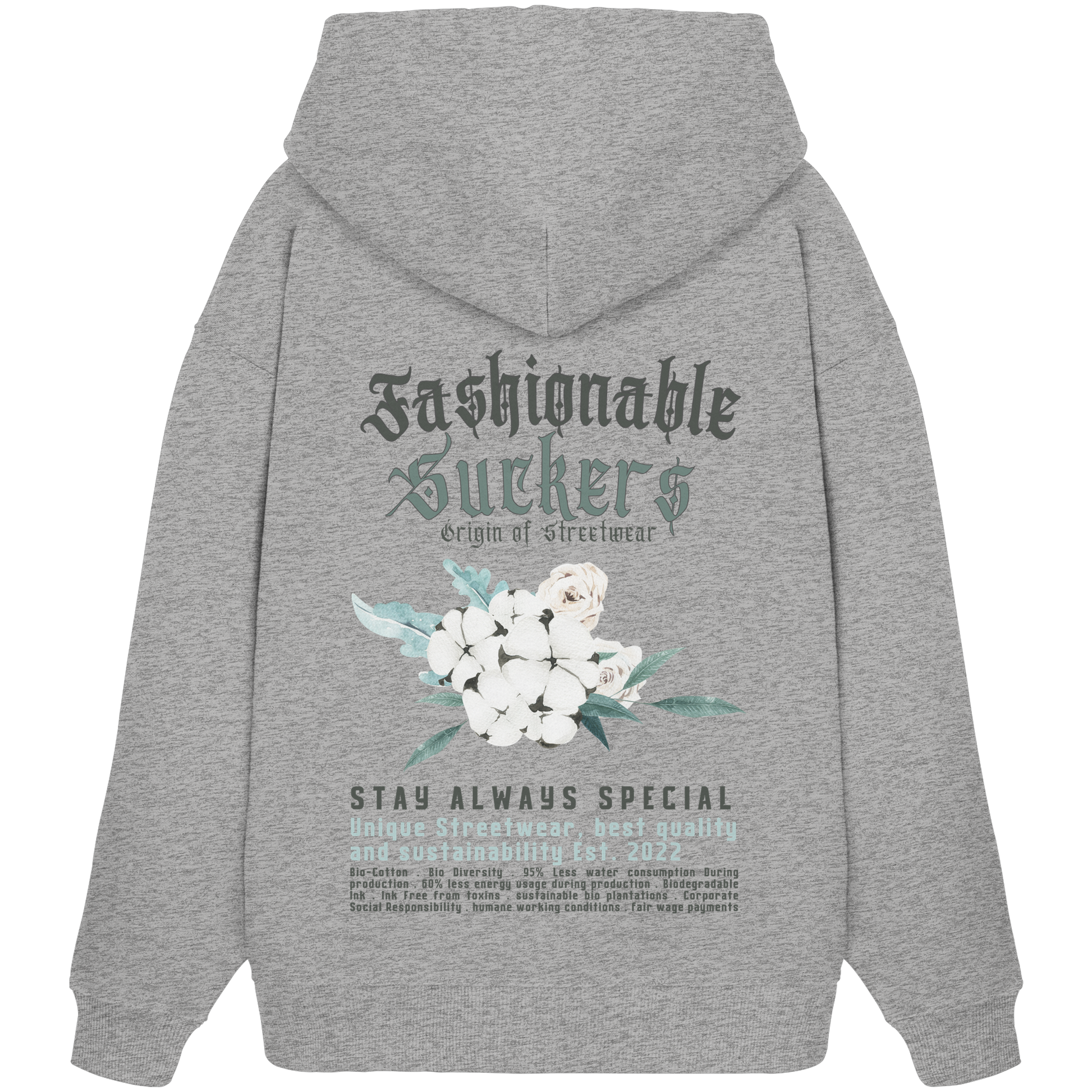 FS Signature 1.7 - Grey Hoodie back print