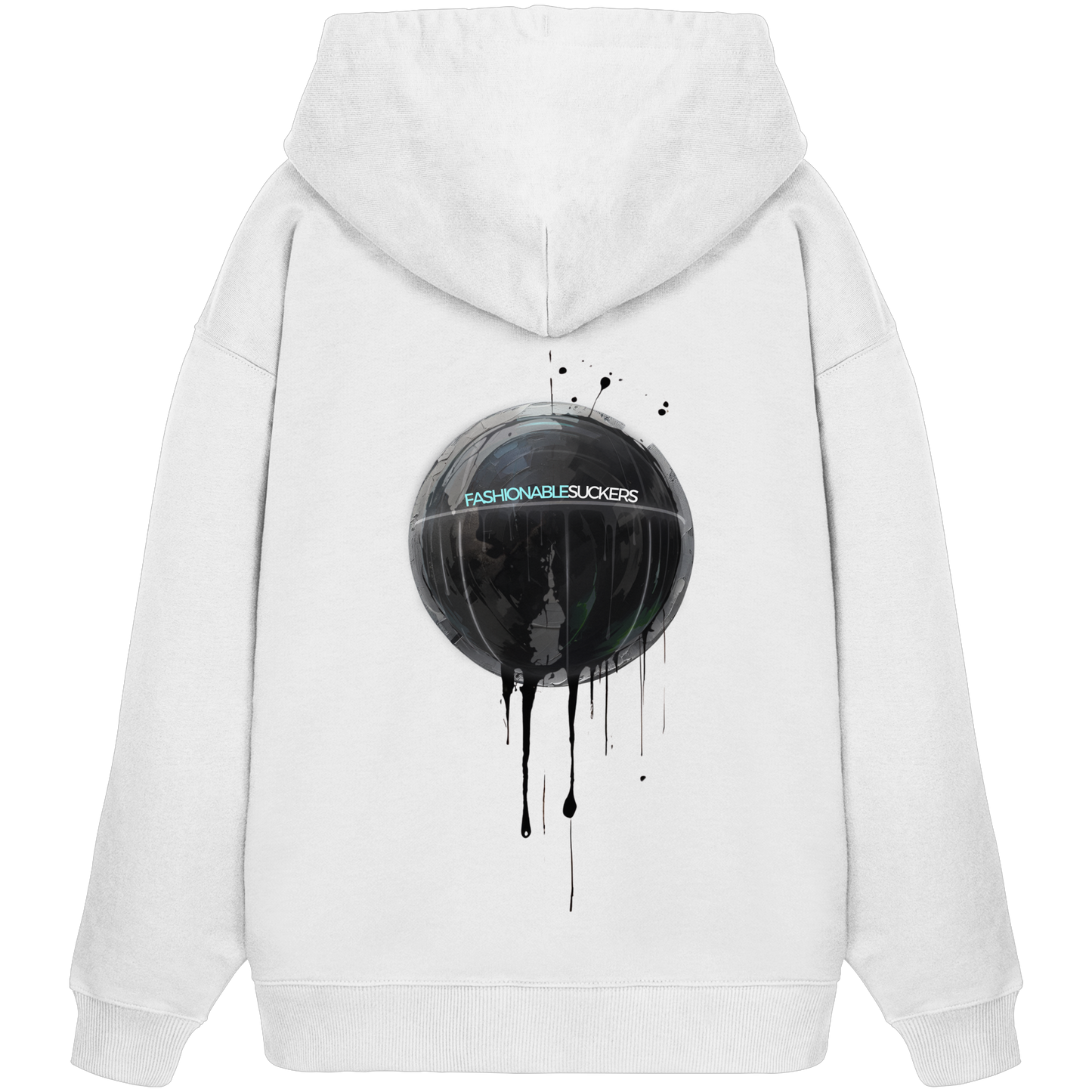 FS Dripping Art - White Hoodie