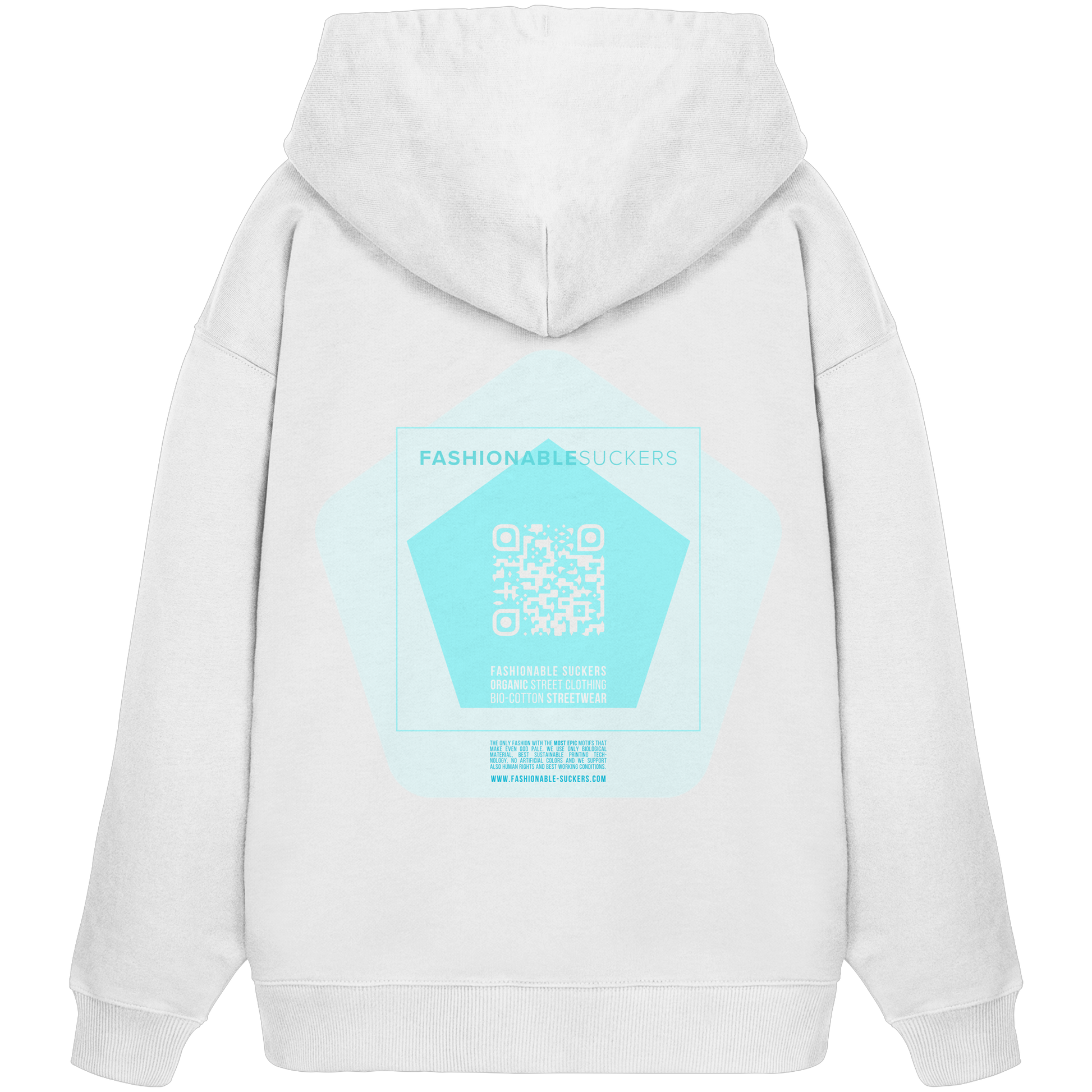 FS Signature 1.2 - White Hoodie back print