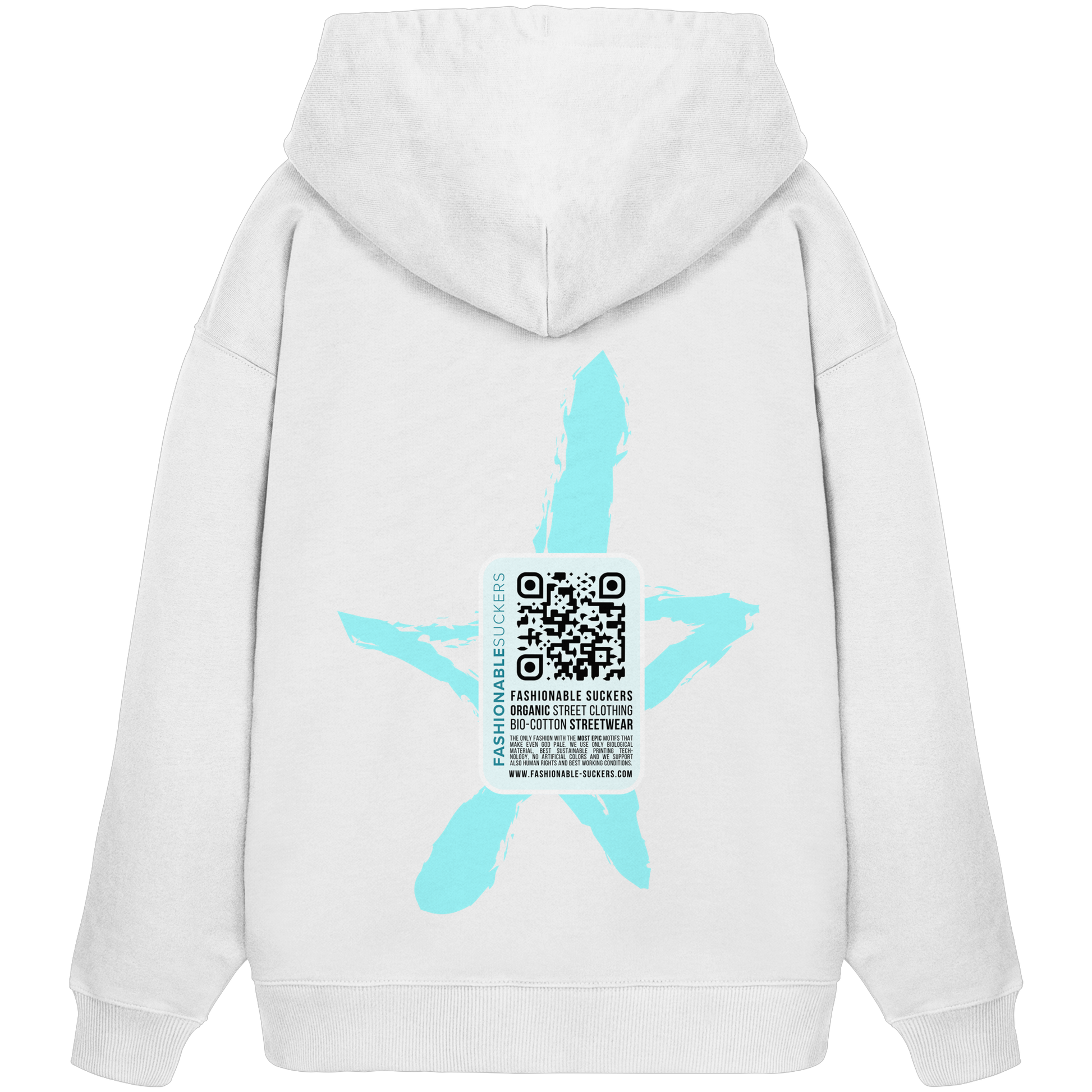 FS Signature 1.5 - White Hoodie back print