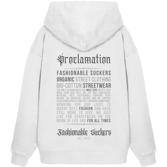 FS Signature 1.6 - White Hoodie back print