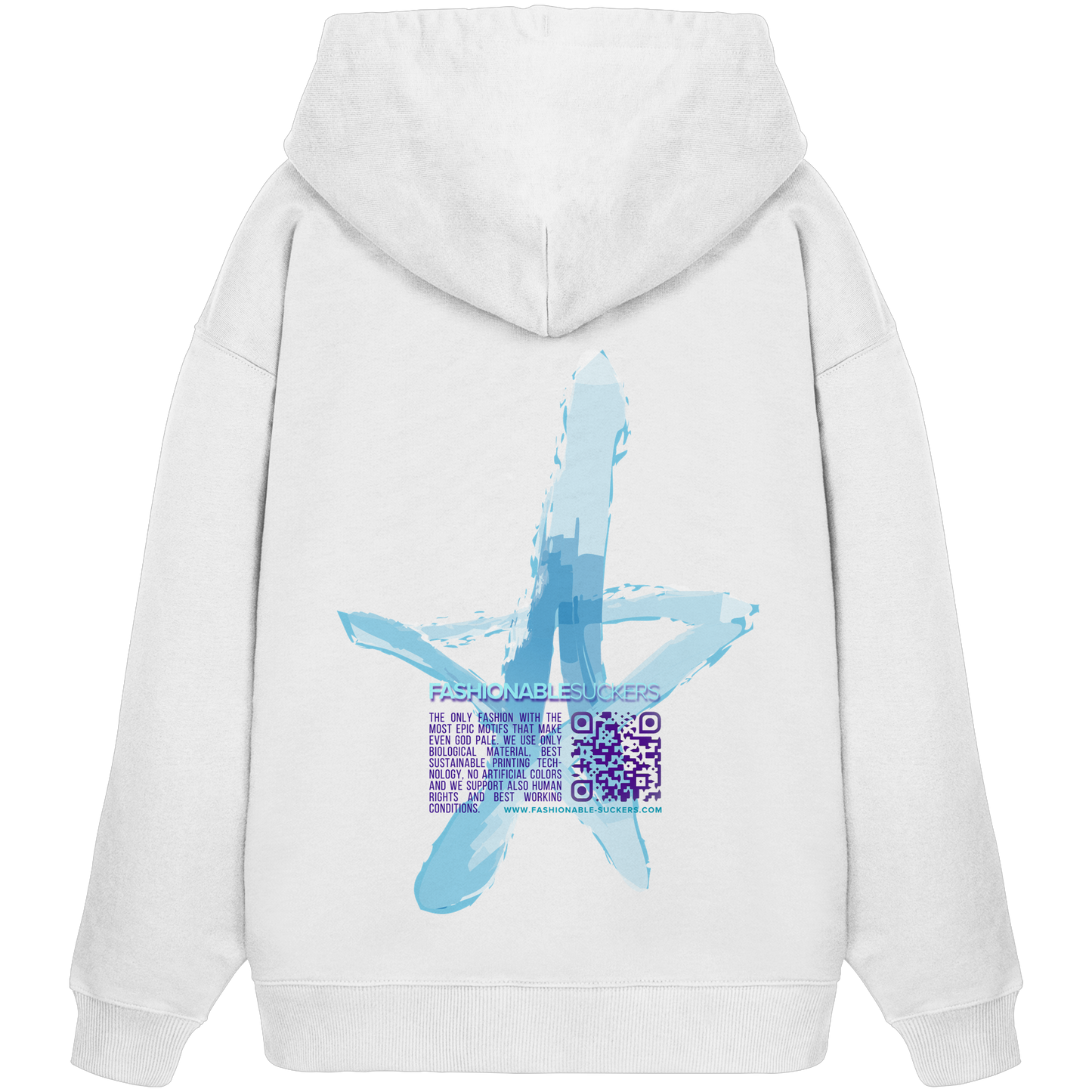 FS Signature 2.0 - White Hoodie back print