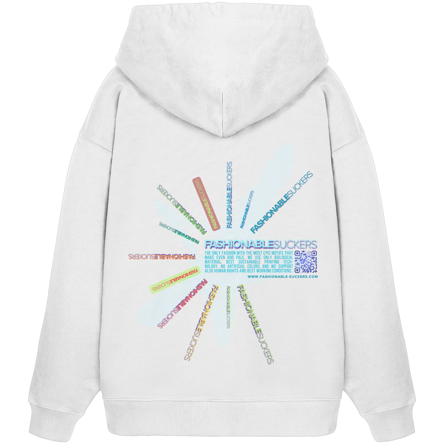 FS Signature 1.9 - White Hoodie back print