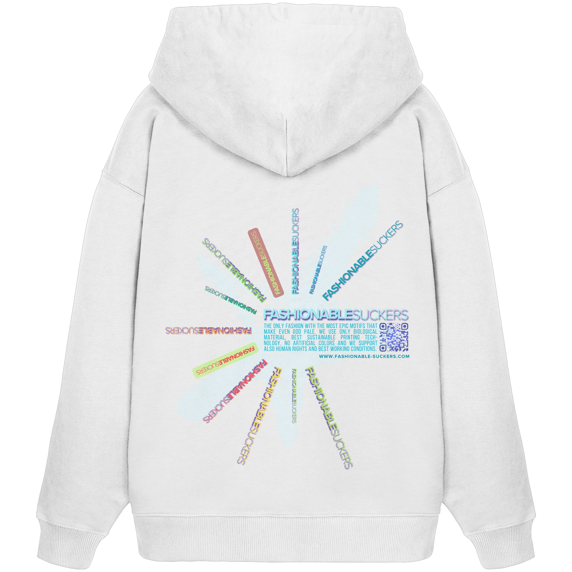 FS Signature 1.9 - White Hoodie back print