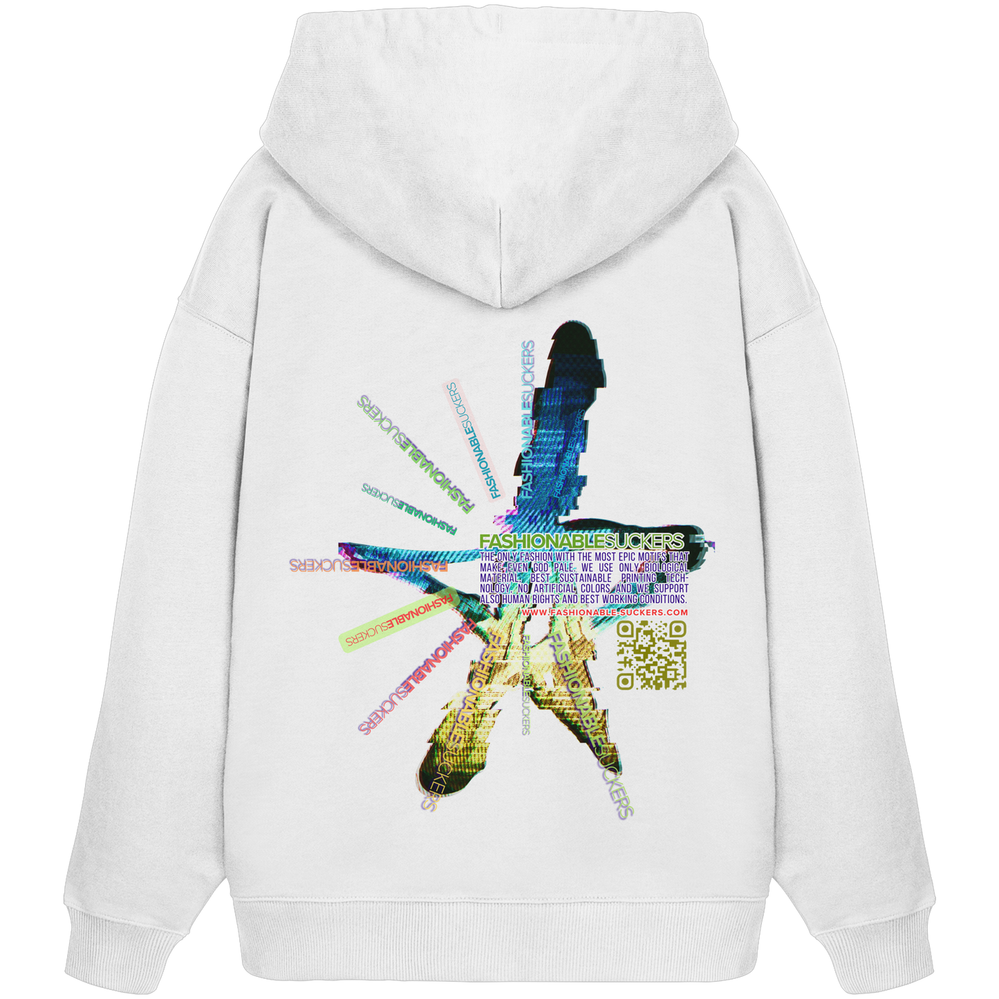 FS Signature 2.1 - White Hoodie back print