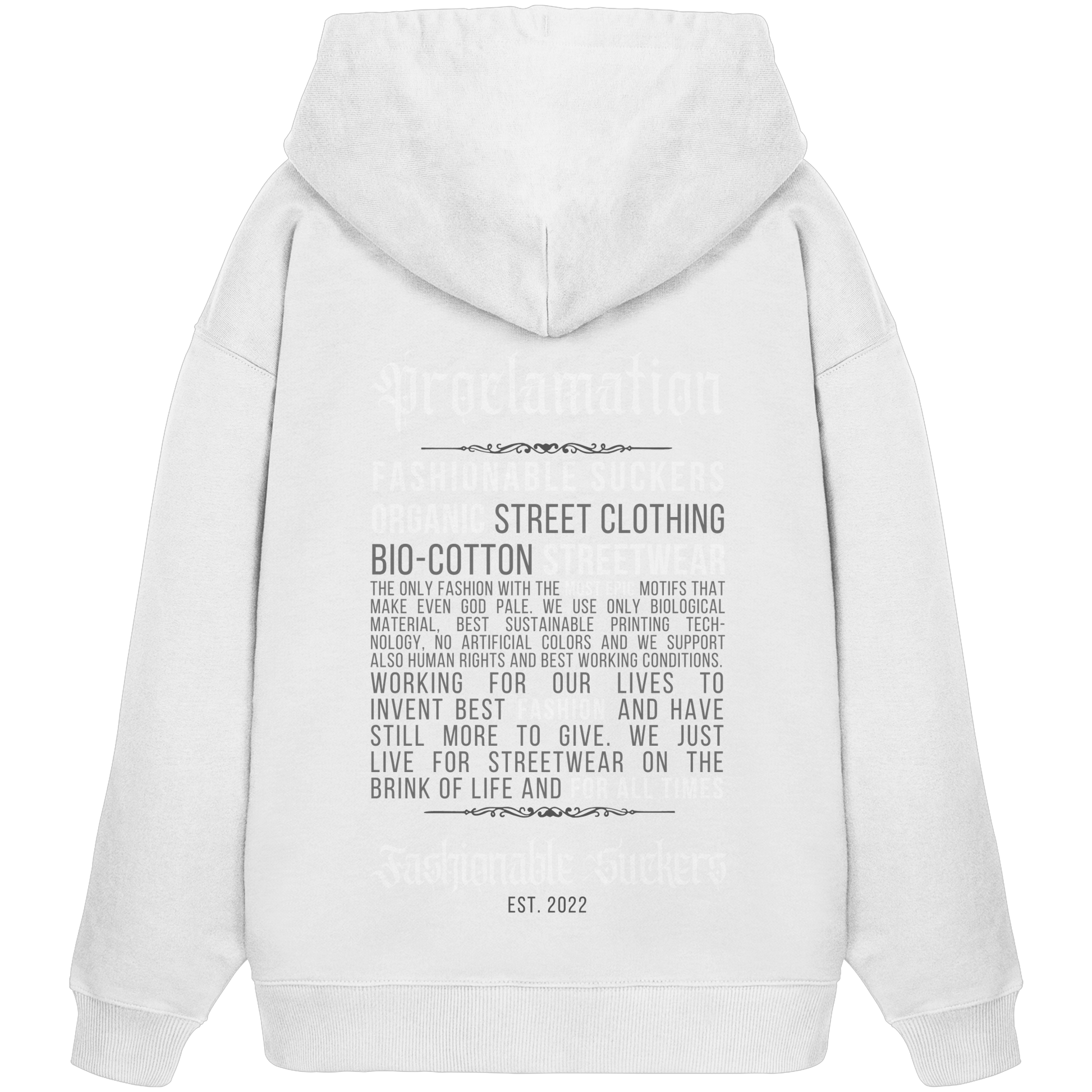 FS Signature 1.6 - Grey Hoodie back print