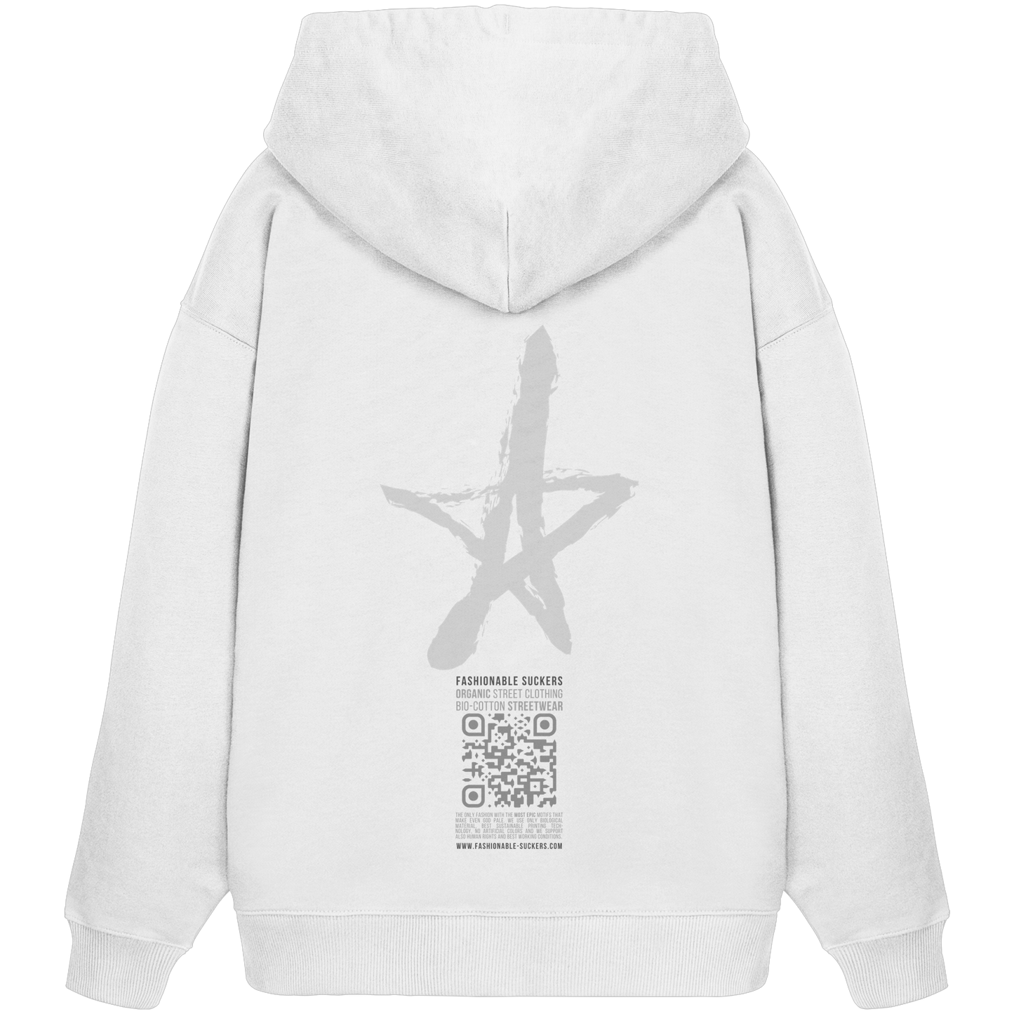 FS Signature 1.4 - White Hoodie back print