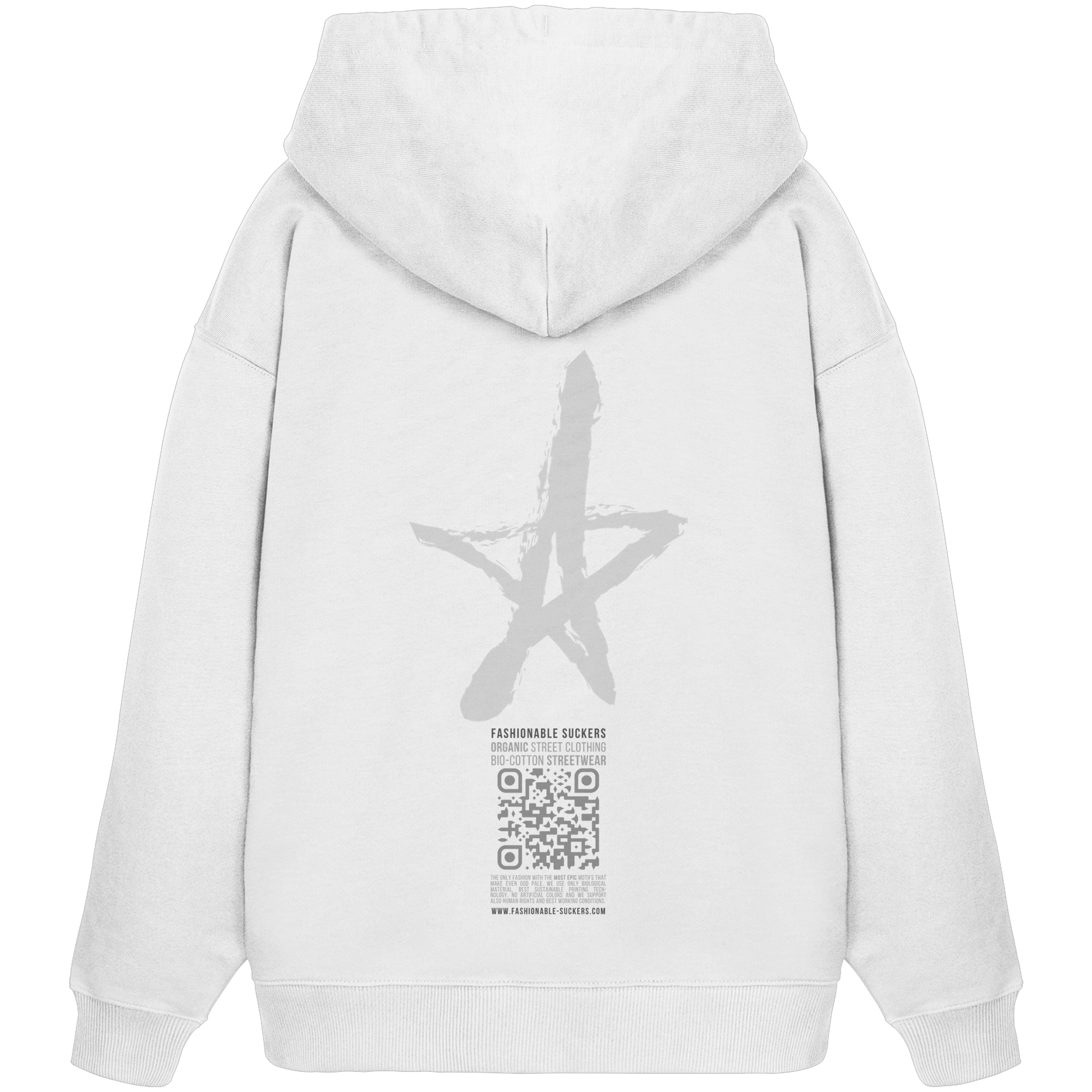 FS Signature 1.4 - White Hoodie back print