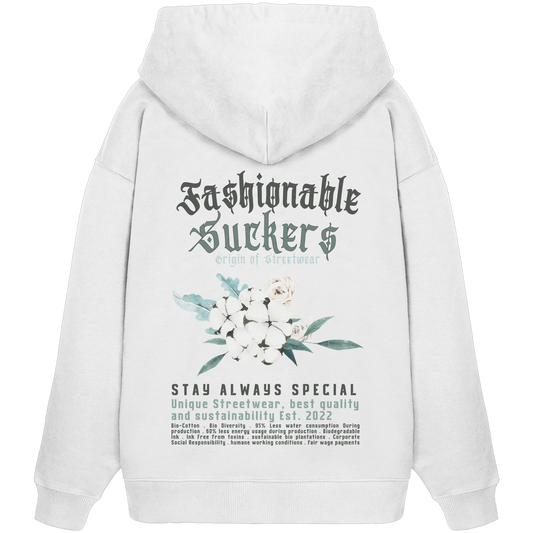 FS Signature 1.7 - White Hoodie back print