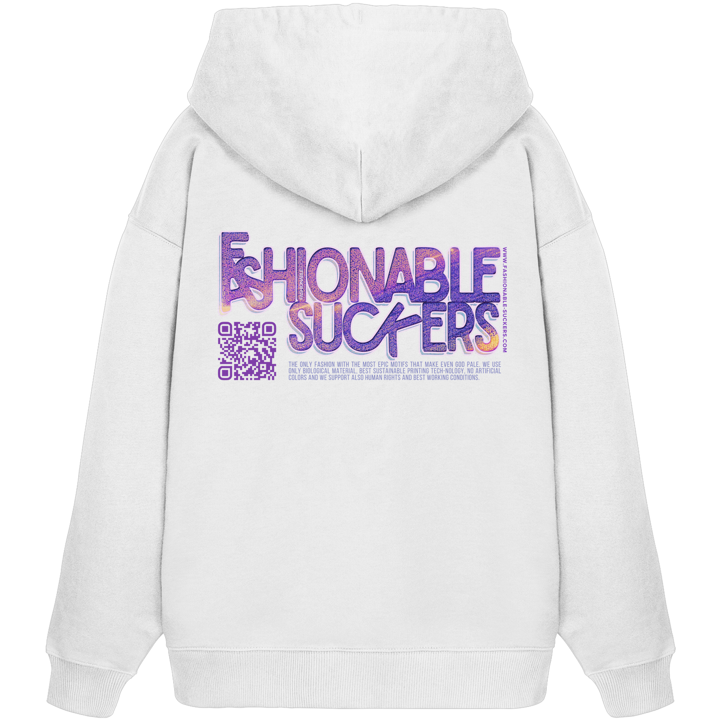 FS Signature 1.1 - White Hoodie back print