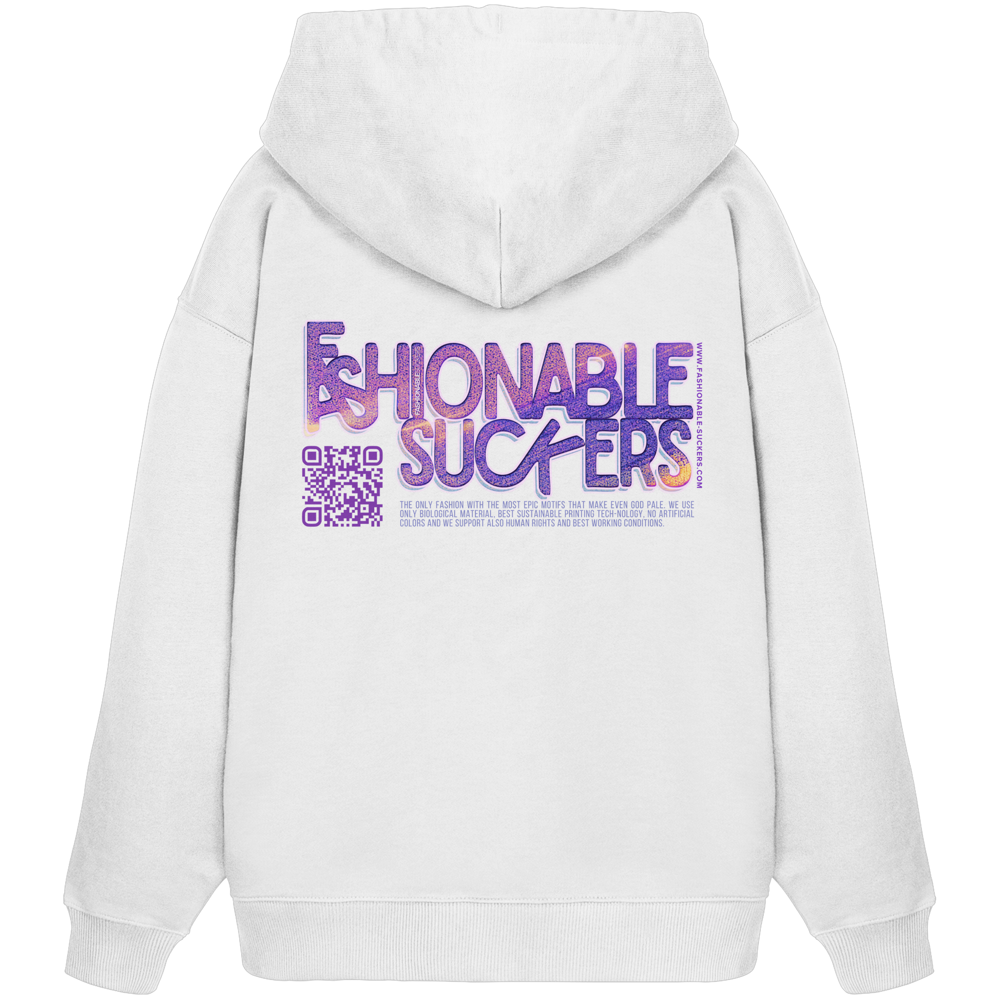 FS Signature 1.1 - White Hoodie back print
