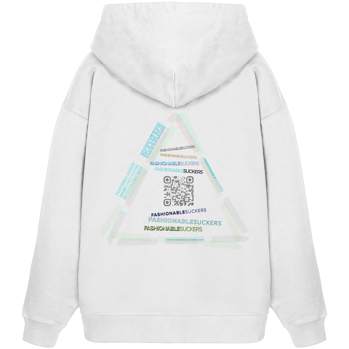 FS Signature 1.3 - White Hoodie back print