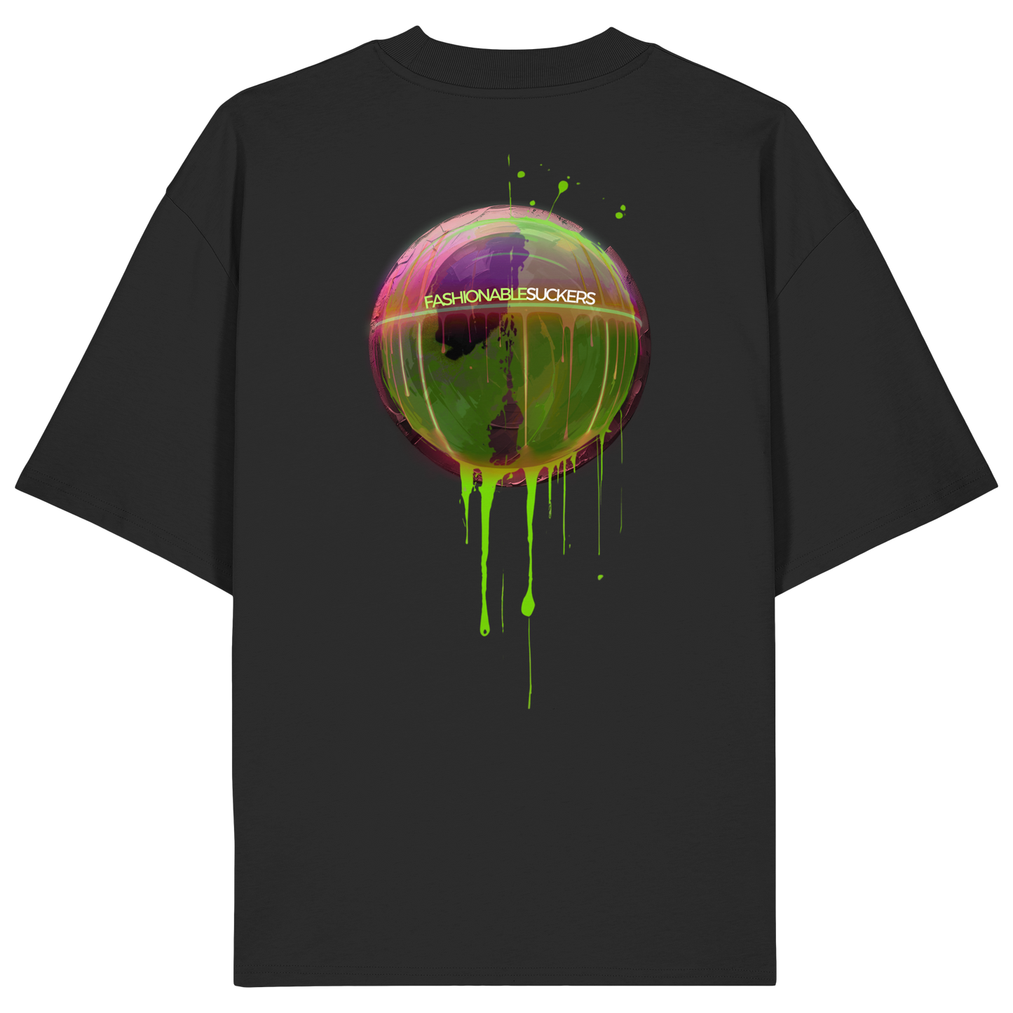 Dripping Art Black TShirt
