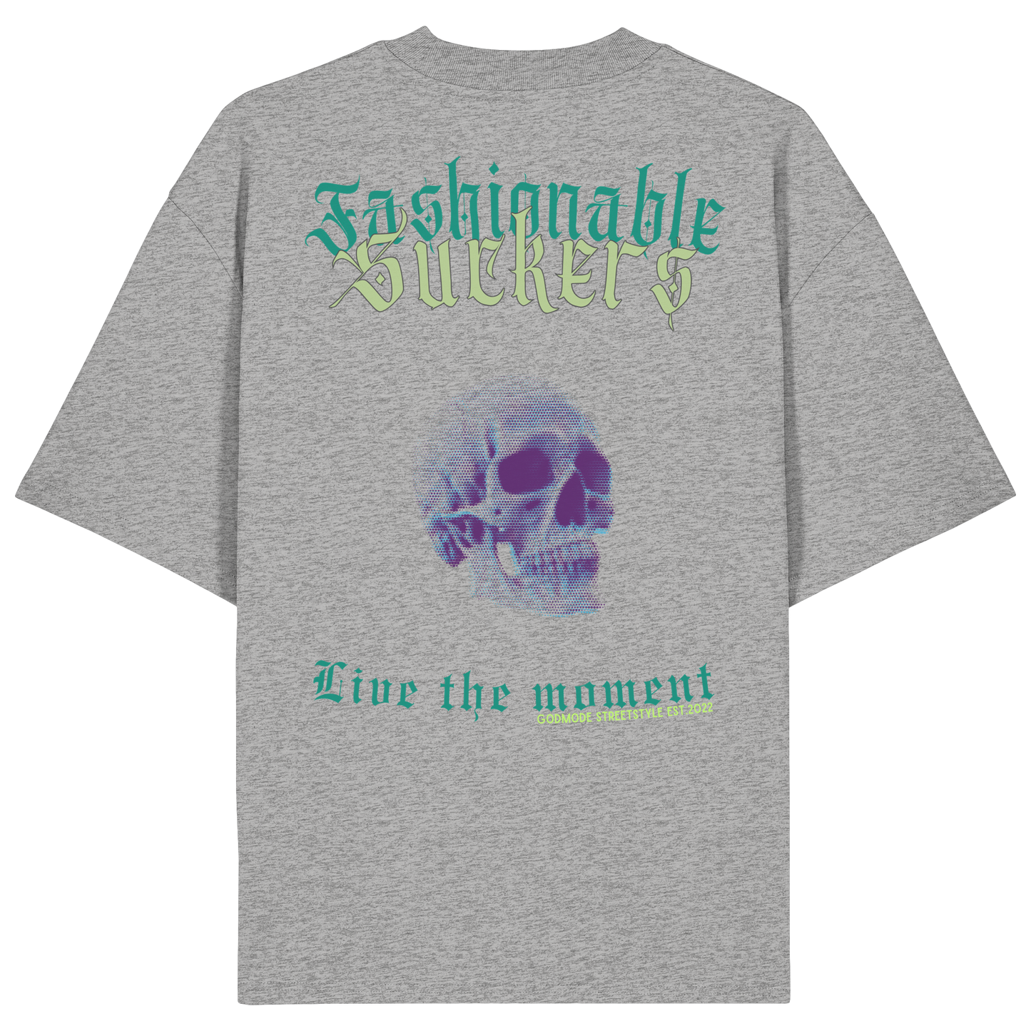 Live the moment Grau TShirt
