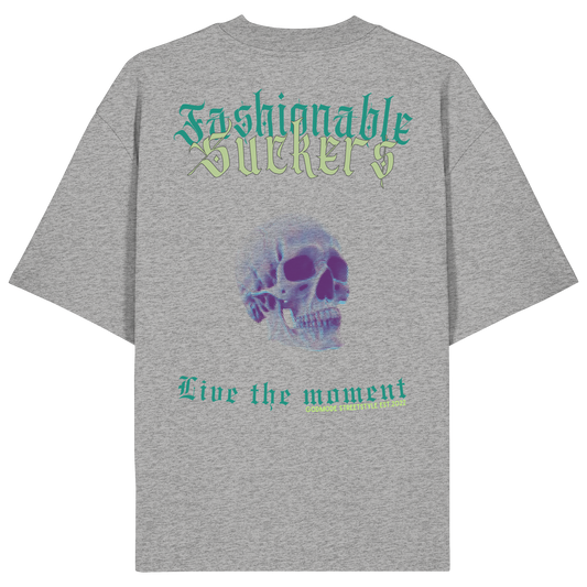 Live the moment Grau TShirt