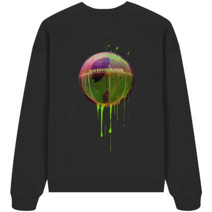 Dripping Art Black Sweatshirt