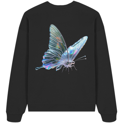 Butterfly Story Black Sweatshirt