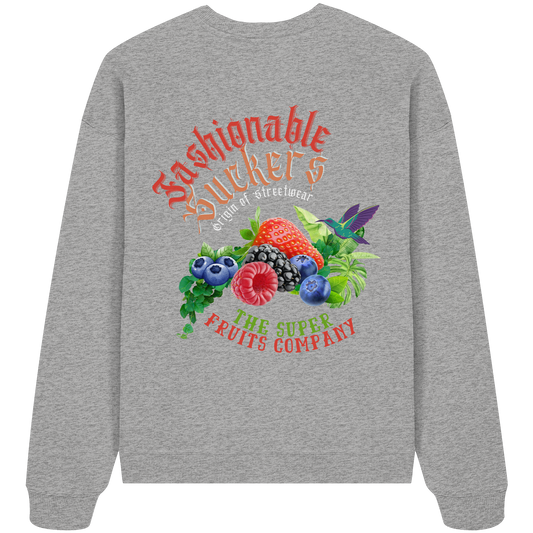 Super Fruit Company Gray Sweatshirt