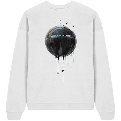 FS Dripping Art - White Sweatshirt